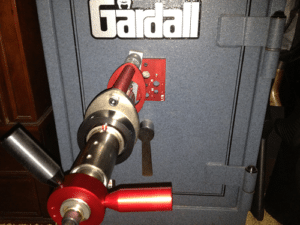 Safes can be drilled and scoped for emergency access.