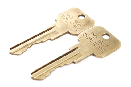 image of "Do Not Duplicate" keys