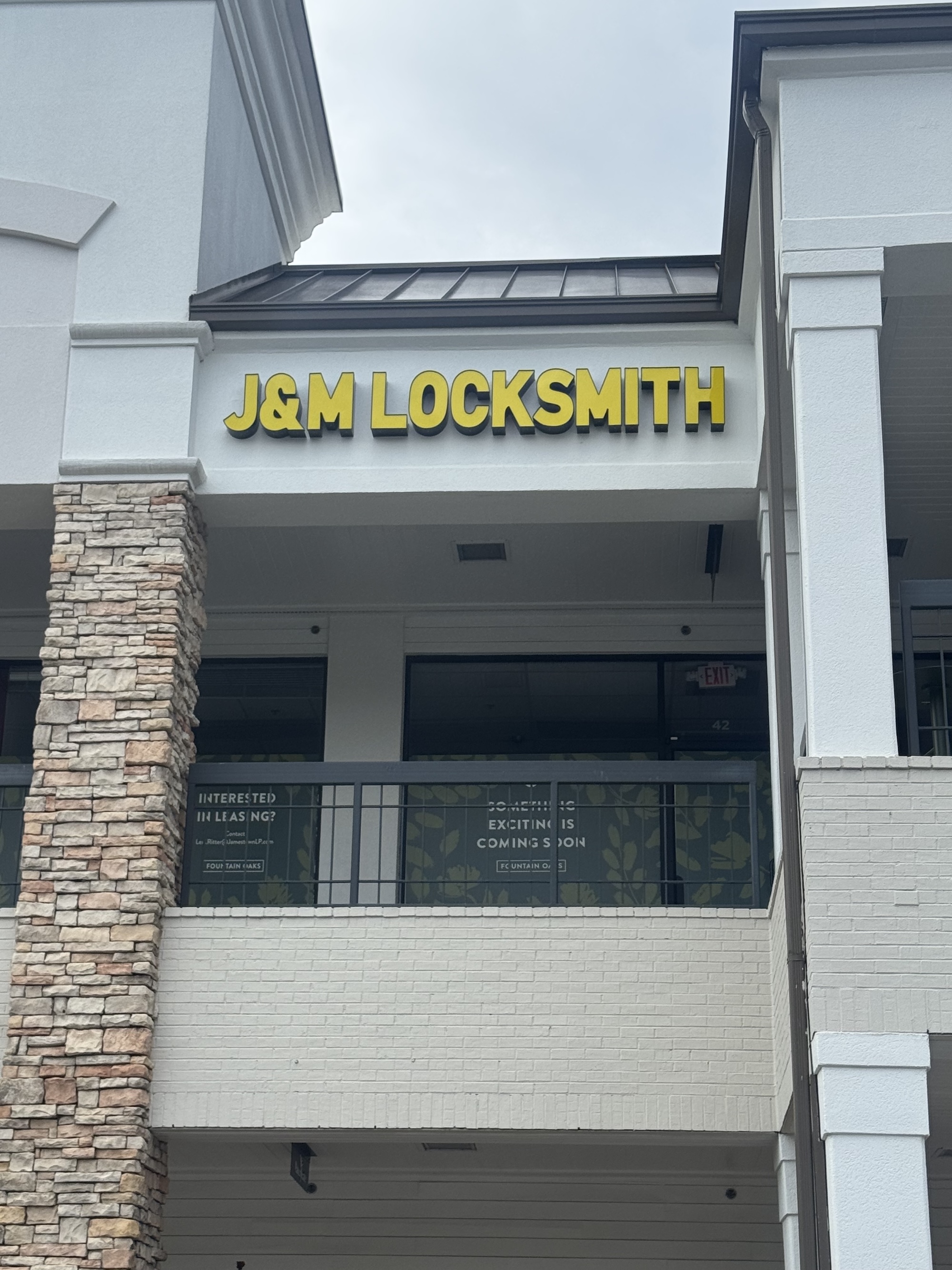 JM Locksmith storefront