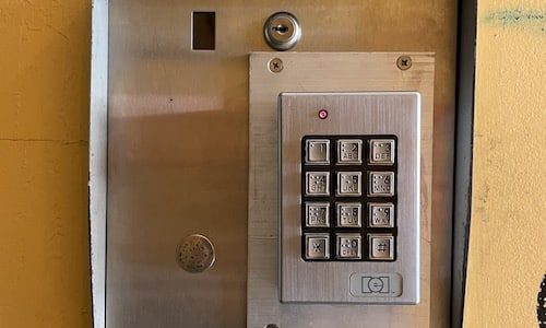 intercom door buzzer installation
